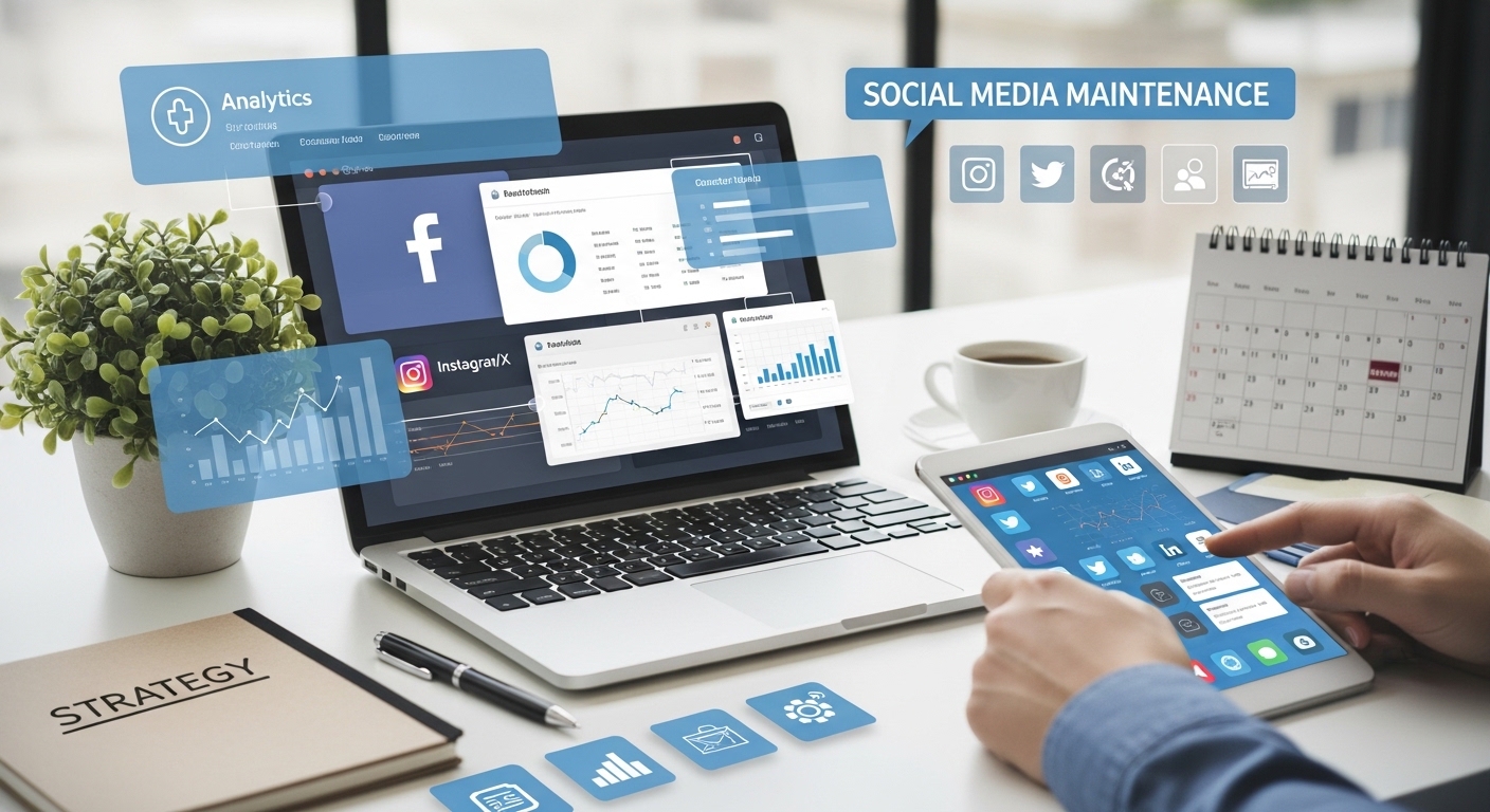 Social Media Maintenance Designed to Support Your Marketing Strategy